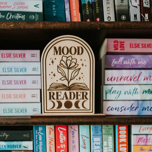 Mood Reader Shelf Sign